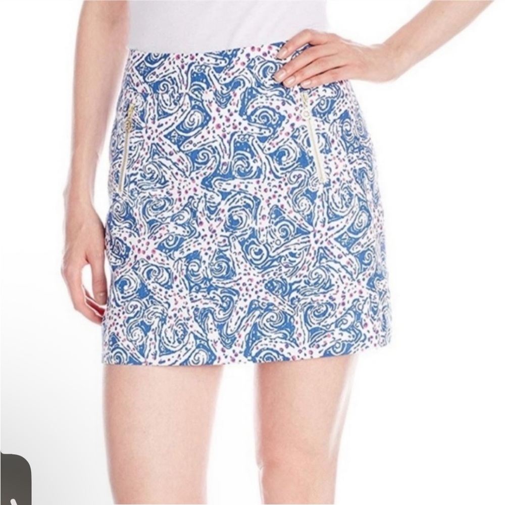 Lilly Pulitzer |‎  Marigold skort in indigo Star Crush size 4